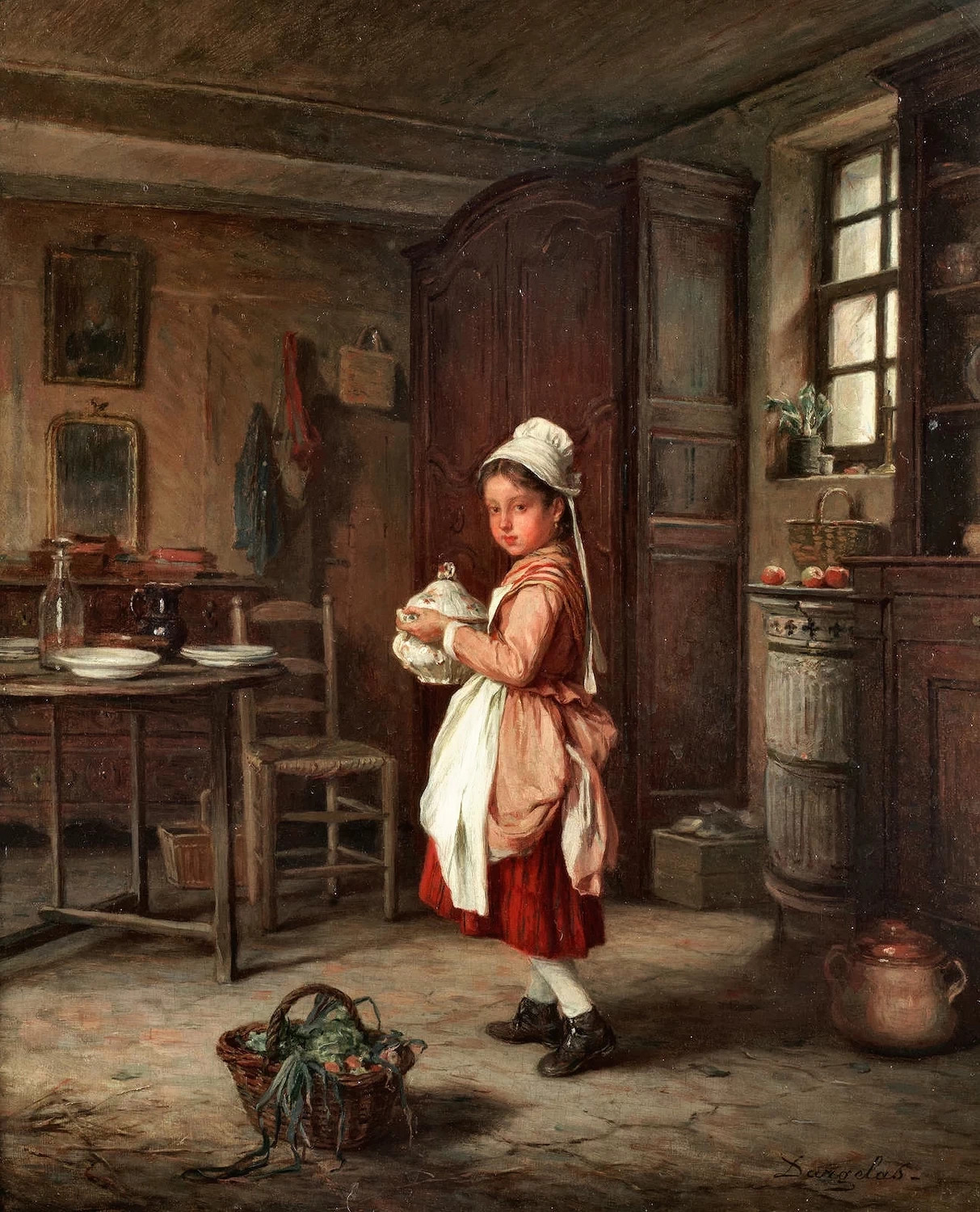 André - Henri Dargelas, Apparecchiare la tavola